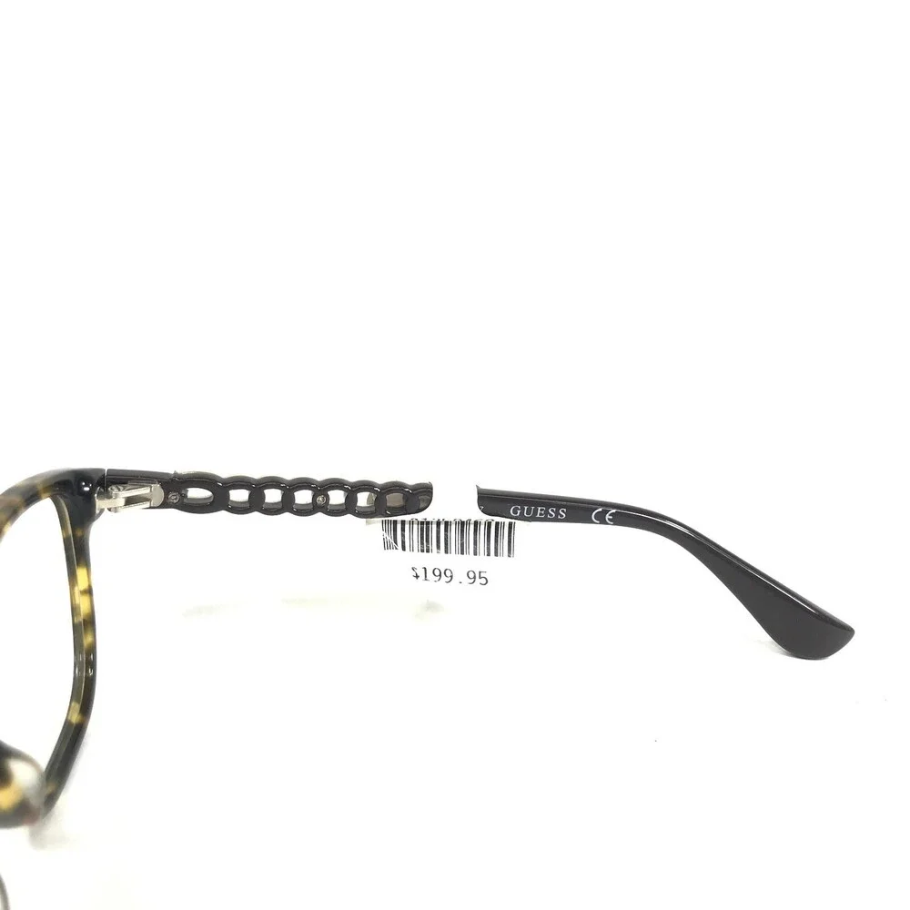 Guess Eyeglasses Frames GU2661-S 052 Brown Tortoise Gold Crystals 51-17-140